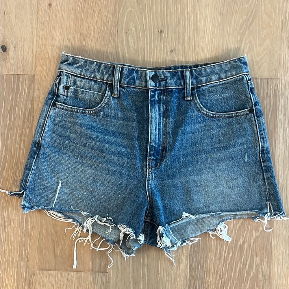 Alexander Wang Denim Distressed Shorts